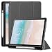 Produktbild Infiland Galaxy Tab S4 10.5 2018 Hülle Case, Schlank Leder Schutzhülle Case mit S Pen Halter und Auto Schlaf/Wach Funktion für Galaxy Tab S4 10.5 (SM-T830/T835) 2018(Enthält Keine S Pen),Grau