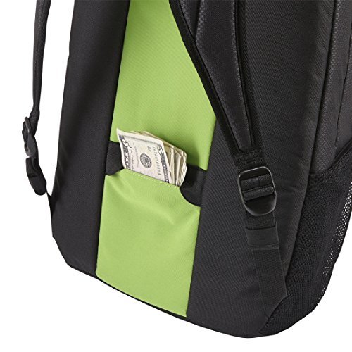 Case Logic Prevailer Rucksack für Notebooks bis 43,9 cm (17.3 Zoll) schwarz/grün - 11