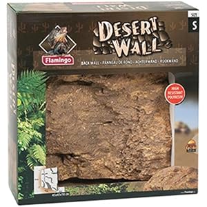 Flamingo Terrarium Rückwand Desert Wall S ca. 45 x 45cm Wüste Gobi 3D