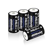🔋1.2Volt, 4000mAh Capacidad - Batería recargable de tamaño C con alto rendimiento.