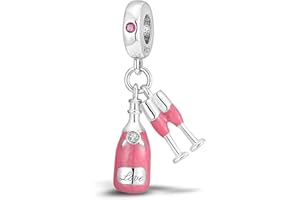 MULA Charm Bead Ciondolo Donna Argento Fascino per Bracciali e Collane