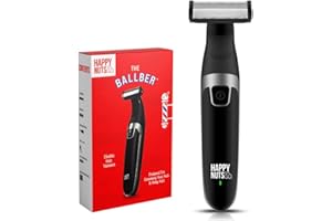 HAPPY NUTS The Ballber™ Tondeuse à aine pour homme étanche et rechargeable pour homme