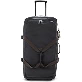 Kipling Teagan L Large Travel Bag with Wheels, Vertical, Black Noir (Black)