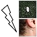 Tattify Lightning Bolt Temporary Tattoo - Scars (Set of 2)