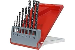 KWB 49038900 - Estuche con brocas de piedra de 3-10 mm, 8 piezas