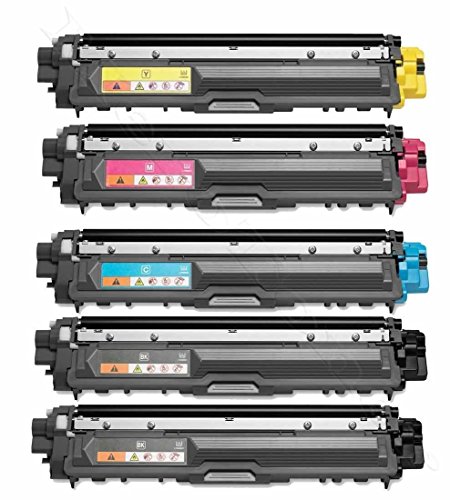 Merotoner® - 5 Toner für Brother TN-242 TN-246 HL-3142 3152 3172 CW CDW kompatibel (BK,C,Y,M)