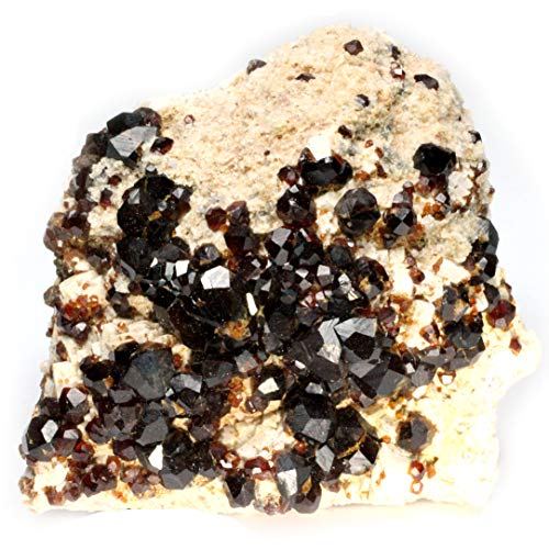 Preisvergleich Produktbild CrystalAge Gorgeous Granat Spessartin Mineral Specimen ~ 61