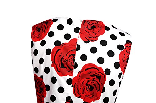 Retro 50s Rockabilly Kleid Festliches Kleid Partykleider Cocktailkleider - 5