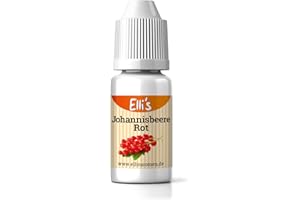 Ellis Aromen Johannisbeere Rot NATURIDENTISCHES Lebensmittelaroma | Für Speisen & Getränke | 10 ml