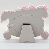 Giftgarden 5×8 Bilderrahmen in Pferdsform für Babyfotos Dekorahmen rosa - 6