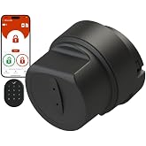 DESi Utopic RXe Akıllı Kilit, iOS/Android Uyumlu, &Ccedil;elik Kapılar İ&ccedil;in, Rozete Montajlı, Delme Bi&ccedil;me ve Değiştirme Olmadan Kola