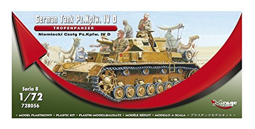 Mirage Hobby German Tank Pz.Kpfw. IV D Tropenpanzer (1/72 Scale)