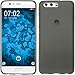 Price comparison product image PhoneNatic Silicone Case compatible with Huawei P10 - matt gray Cover + protective foils