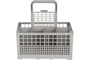 Recamania Cesta de Lavavajillas para Cubiertos Universal - Cesto de lavaplatos compatible con Bosch Siemens Neff, AEG, Beko, Ariston entre otros - Medidas: 240x135x123 mm