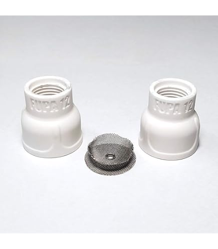2 Stück WIG-Schweißbecher Keramik – 2,4 Mm Mittelloch, Für WP9/20/25/18/26 Brenner – Argon-Schweißzubehör Für Alu & Titan