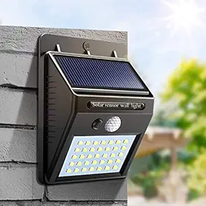 KBZONE Solar Light LED Bright Outdoor Security Lights with Motion Sensor Solar Powered Wireless Waterproof Night Spotlight for Outdoor/Garden Wall, Solar Lights for Home(20 Led)