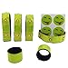 Produktbild Set von 7: 4 x LED Armband, mit LED für Outdoor Nacht Aktivitäten Plus 2 x Reflektorbänder Plus 1 x Reflektierende Aufkleber