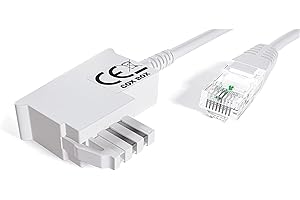 COXBOX 20 m DSL Kabel Fritzbox, Speedport, Easybox - TAE Kabel RJ45 weiß - VDSL ADSL WLAN Router-Kabel mit Twisted Pair für eine zuverlässige Verbindung