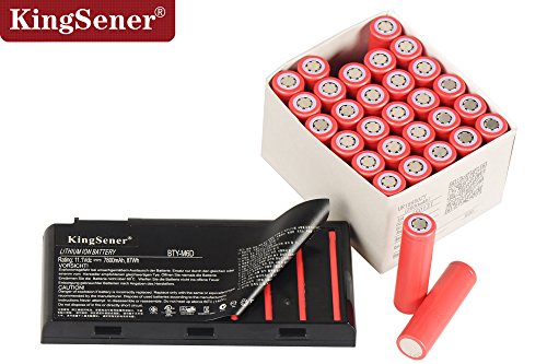 kingsener® 7800 mAh 11.1 V Notebook Akku BTY-M6D für MSI GT60 GX780R GX680 GX780 GT780R GT660R GT663R GX660 GT680R GT783R M6D 87 Wh 9 Zellen - 6