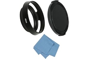 SIOTI 49mm Objektivhaube, Matte Innenbehandlung, Vented+Alumina Material, kompatibel mit >18mm Fokus Weitwinkel Objektiv (NT-49mm)