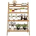 Produktbild G-ZWJXX Bambus Klapp Blumentopf StäNder 4 Tier Garten Pflanzer Display Leiter GäRtner Ablage Regale Rack KräUterhalter