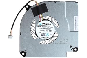 DBTLAP Lüfter Kompatibel für Hasee Z7M-CT5NA Z7M-CN7NA Z7M-CT7NK T58-V EGC-77100V1-0AH 6-31-NH5E2-202 GPU Lüfter