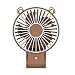 Produktbild Huiit Mini-Handventilator, tragbarer persönlicher Ventilator, faltender USB-wiederaufladbarer Ventilator mit 1200mAh-Batterie,Brown