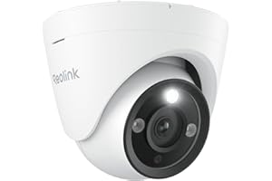 Reolink 12MP PoE Überwachungskamera Aussen mit Spotlight, Farbige Nachtsicht, Zwei-Wege-Audio, 24/7 Aufnahme, Smarte Erkennung, Zeitraffer, Outdoor IP-Kamera mit microSD Kartenslot (Weiß, Dome)