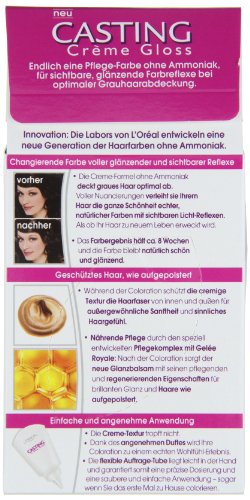 L’Oréal Paris Casting Creme Gloss Pflege-Haarfarbe, 500 Hellbraun - 2