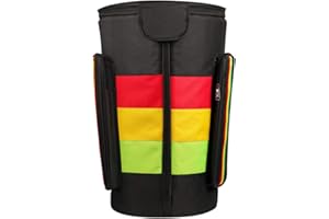 HOMDREAM Djembe Tambour Sac Portable Étanche Noire Épaule Tambour Africain Sac De Transport Sac À Dos Convient pour 13 Pouce Tambour
