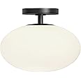 Astro Zeppo Ceiling Bathroom Ceiling Light - IP44 Rated - (Matt Black), E27/ES Lamp, Designed in Britain - 1176017-3 Years Guarantee