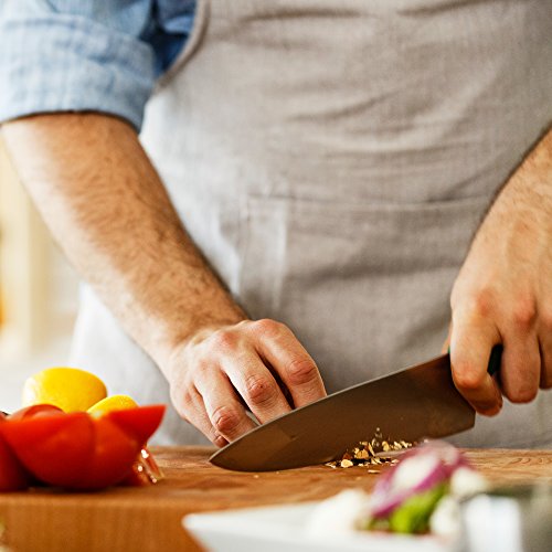 Vremi 3 Stück Bambus- Schneidebrett Set – Holzschneidebretter für Küche mit Haltegriff zur Aufbewahrung – Kleine und große Holzschneidebretter organisches Bambus Schneidebrett – Grün - 5