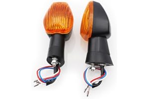 TANGSIYANG Intermitentes Moto Lámpara indicadora de luz de señal de giro, compatible For HONDA CB400SF CB600 900, compatible For HORNET RVT 1000R CBR 919 05-up 1300, accesorios for motocicleta, 2 uds. Intermiten
