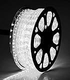 JS ULTRA SYSTEM Smd Roll Super Thin 3014 Silicone Led Strip Rope Light (White,10 M),11 centimeters