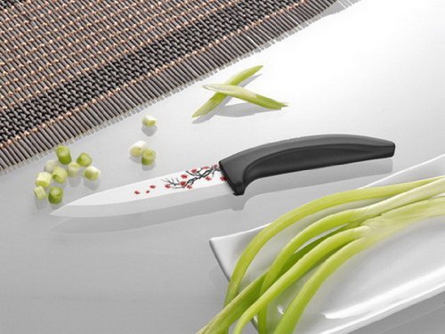 Esmeyer 291-325 Universal Keramikmesser CHERRY mit weißer Klinge aus Keramik Klingenlänge ca. 12,5 cm - 2