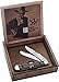 Produktbild Case John Wayne Gift Set - Embellished Smooth Natural Bone Trapper (6254 SS) in Wooden Box