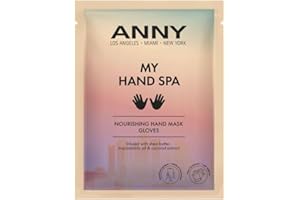 ‎ANNY ANNY Nourishing Hand Mask Gloves - Nährende Pflegehandschuhe mit Shea Butter, Macadamianussöl & Kokoswasser, schnelle Handmaske für trockene & rissige Hände, Touchscreen-fähig