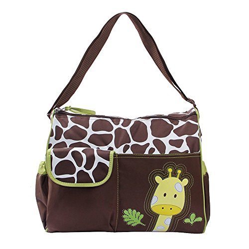 Prochive Changing Bag Mummy Baby Nappy Multifunctional Giraffe Brown (Green)