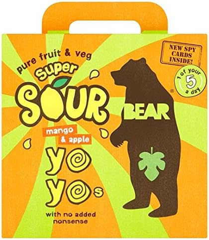 Bear Yoyo Sours Mango And Apple 5X20g