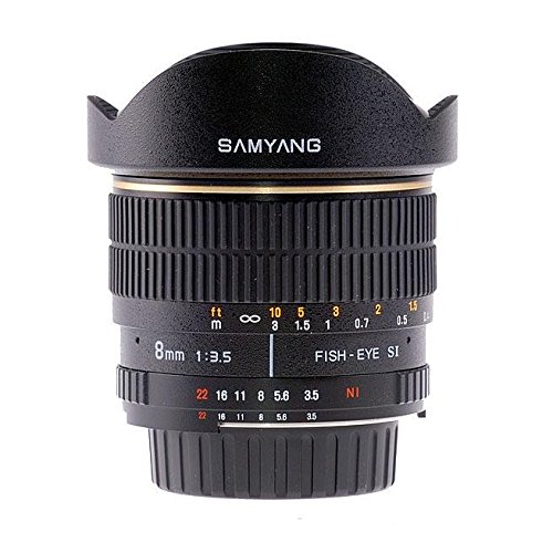 Samyang 8 mm Fisheye F3.5 Manual Focus Lens for 4 Thirds