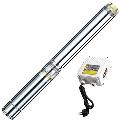 SONDERPREIS! 3″ Zoll – 550W BRUNNENPUMPE TIEFBRUNNENPUMPE TAUCHDRUCKPUMPE TAUCHPUMPE ROHRPUMPE GARTENPUMPE HAUSWASSERWERKWASSERPUMPE PUMPE Brunnen-Star-550-4=Die ENERGIE-SPAR PUMPE mit hoher Förderleistung und großem Druck für BRUNNEN bis ca. 25m Tiefe - 2