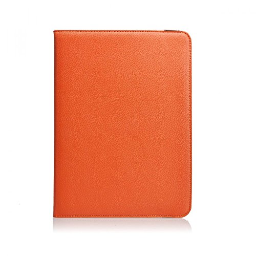 COOVY® 360° ROTATION COVER FÜR SAMSUNG GALAXY TAB 3 10.1 GT-P5200 GT-P5210 GT-P5220 SMART HÜLLE TASCHE ETUI CASE SCHUTZ STÄNDER Farbe orange - 6