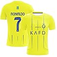 Ronaldoo 7 Football Jersey Al Nasser New Tshirt (Kids,Boys,Men)