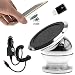 Produktbild mobilefox® 2in1 Set 360° Auto KFZ Handy Halterung Magnet Kugelkopf Halter + Lightning Ladekabel für Apple iPhone X 8 7 Plus 6 5 S SE