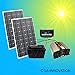 Produktbild 200W Solaranlage Komplettpaket 220V TÜV Komplettset Qualitäts 100Ah Akku wartungsfrei 2X 100W Hochleistung Solarmodul 1000W Qualitäts Spannungswandler