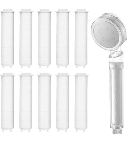 Filtri Doccia 4 Pezzi - Cartucce Con Cotone PP E Perle Di Calcio, Per Addolcire L'Acqua E Proteggere La Pelle - Foto 5