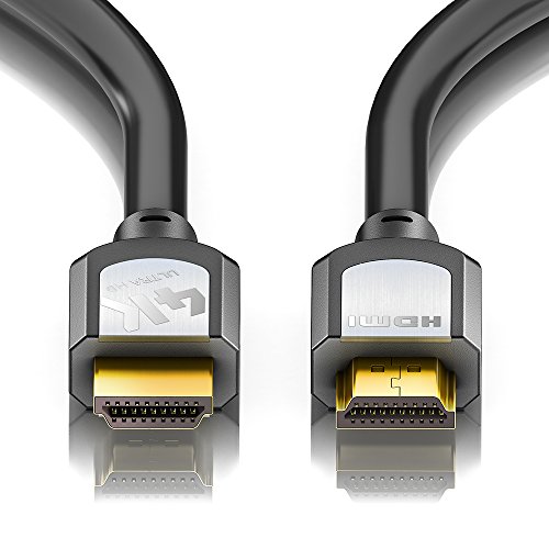 Sentivus 4K HDMI Kabel 2m (Ultra HD, 3D und ARC) auf HDMI 1.3, 1.4 und 2.0 kompatibel mit High Speed Ethernet und 3-fach Schirmung schwarz - 3
