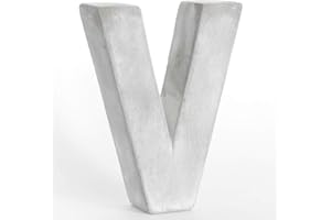 K&L WALL ART Lettres de décoration Alenio en béton personnalisables avec inscription « Love » en 3D Ciment Lettre décorative pour la maison DIY Lettres décoratives de 15 cm de hauteur