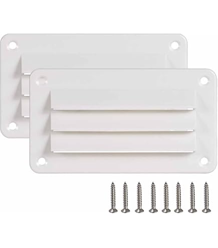 Grille D'aération Latérale Pour Camping-car - ABS Résistant, 140x130mm - Pour Salle De Bain, Cuisine, Yacht - Ventilation Rapide