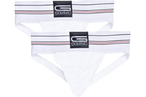 GOLBERG G Men’s Athletic Supporters (2 Pack) - Jock Strap Underwear - Extra Strength Elastic